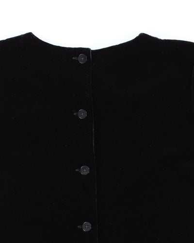 Vintage Gap Button-up Velvet Top - S