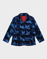 Vintage 90s Velvet Blouse - S