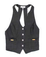 Y2k 00s Lady Dutch Waistcoat - S