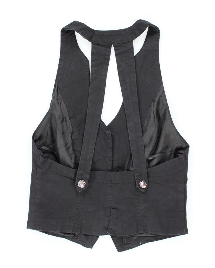 Y2k 00s Lady Dutch Waistcoat - S
