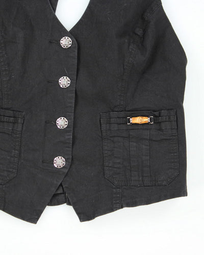 Y2k 00s Lady Dutch Waistcoat - S