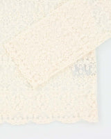 Christian Dior Wool Lace Blouse - M