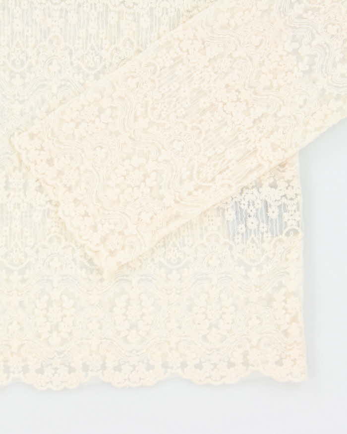 Christian Dior Wool Lace Blouse - M