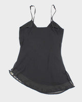 Y2k 00s Suzy Beaded &amp; Embroidered Cami - M