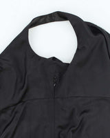 Y2k 00s Tahari Black Satin Cami - M