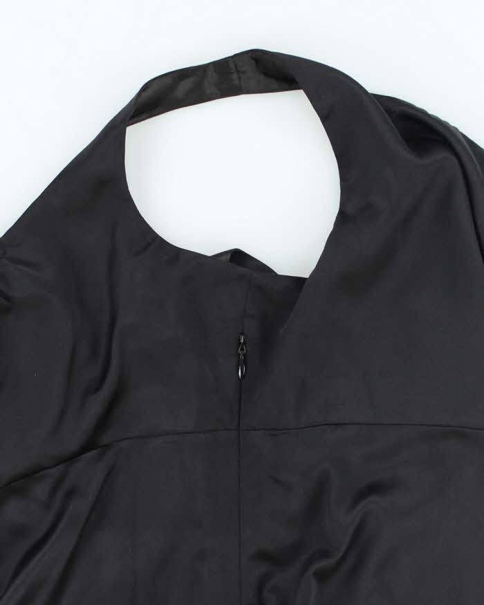 Y2k 00s Tahari Black Satin Cami - M