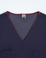 Vintage 90s Smart Set Purple Mesh Top - L
