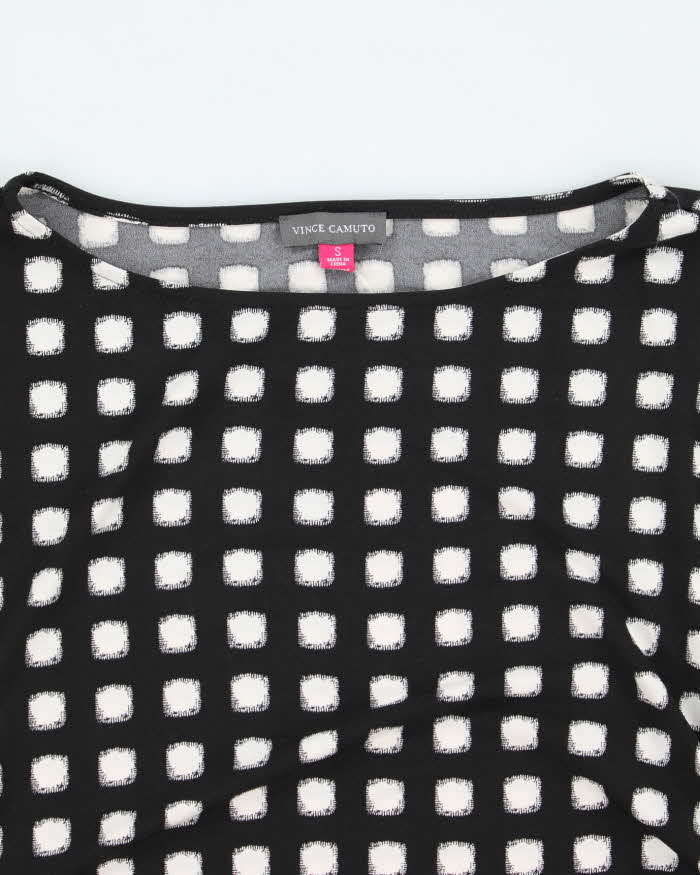 Y2k 00s Vince Camuto Ruched Long Sleeve Top - S