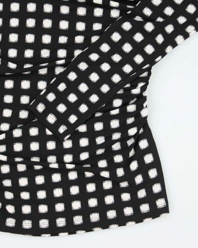 Y2k 00s Vince Camuto Ruched Long Sleeve Top - S