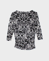 Y2k 00s Suzy Shier Pattern Top - M