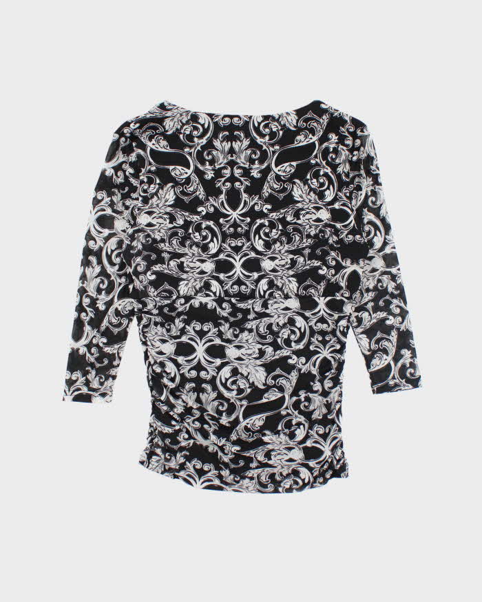 Y2k 00s Suzy Shier Pattern Top - M