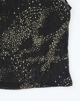 Y2k 00s DKNY Mesh Glitter Top - M