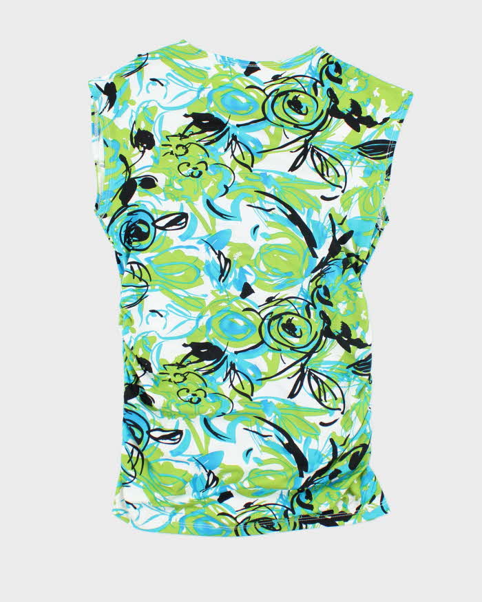 Y2k 00s Onyx Ruched Top - S