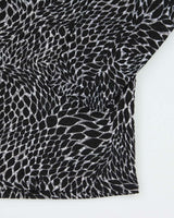 Y2k 00s Alia Pattern Long Sleeve Top - M
