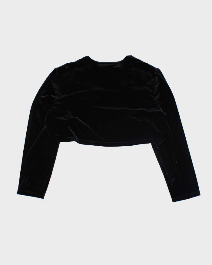 Vintage 90s M Studio Velvet Bolero - M