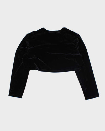 Vintage 90s M Studio Velvet Bolero - M