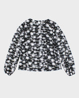 Y2k 00s Suzy Shier Mesh Floral Top - M