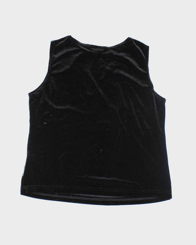 Vintage 90s Carroll Reed Velvet Sleeveless Top - L