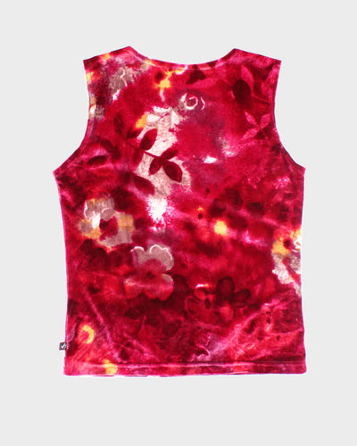 Vintage 90s Wagal Australia Velvet Sleeveless Top - M