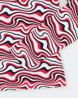 Y2k 00s Mexx Swirl Pattern Top - S