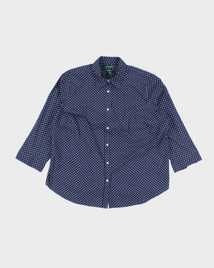 Ralph Lauren Polka Dot Blouse - XL