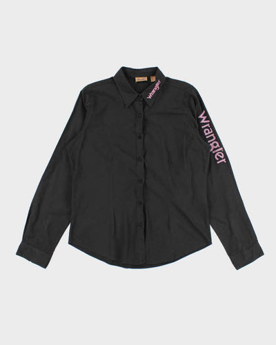 Wrangler Black Embroidered Blouse - L