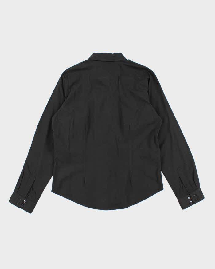 Wrangler Black Embroidered Blouse - L