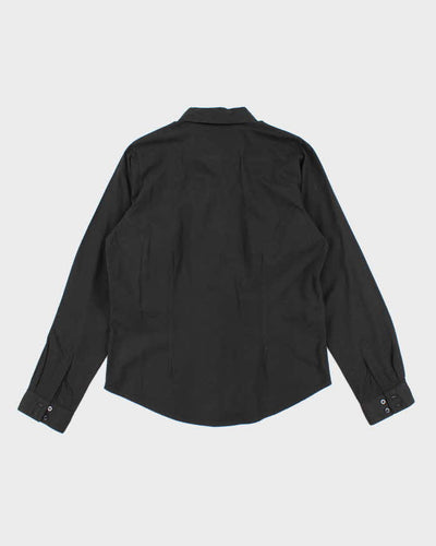 Wrangler Black Embroidered Blouse - L