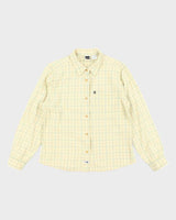 The North Face Checked Yellow Shirt - L