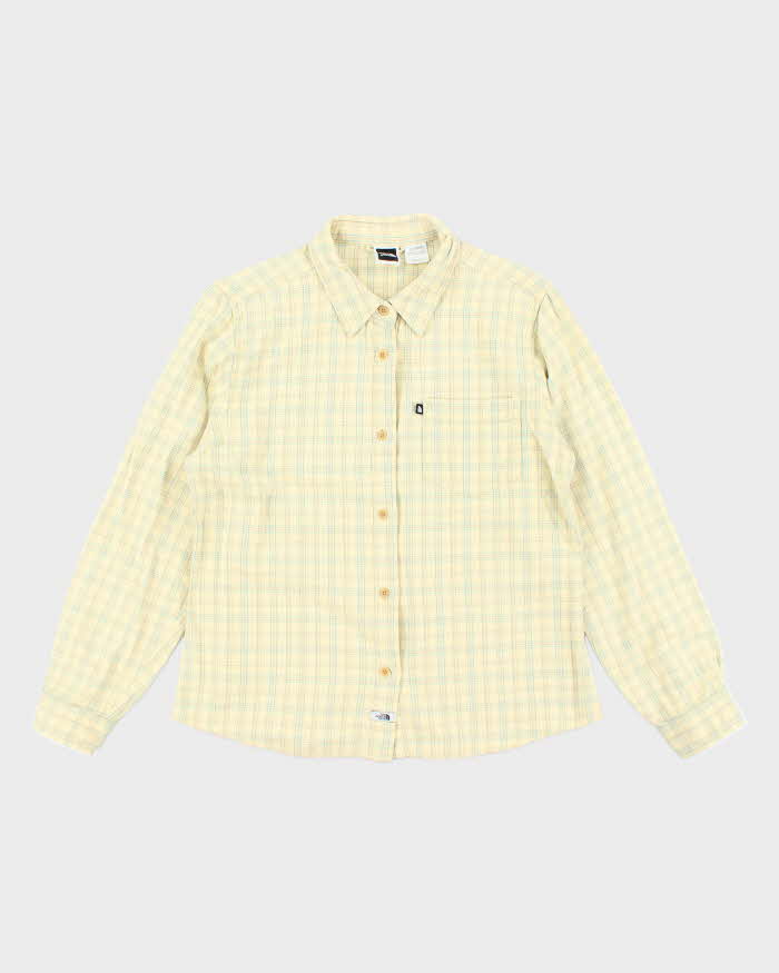 The North Face Checked Yellow Shirt - L