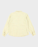 The North Face Checked Yellow Shirt - L