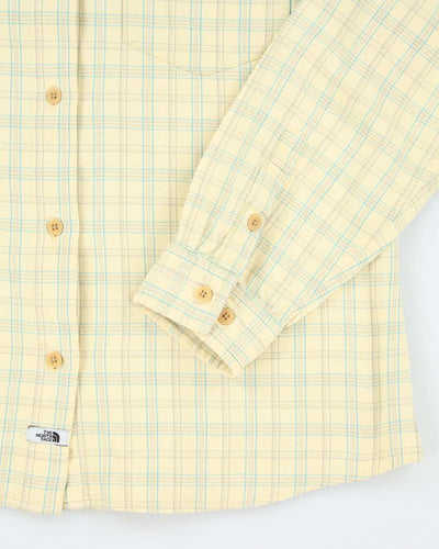 The North Face Checked Yellow Shirt - L