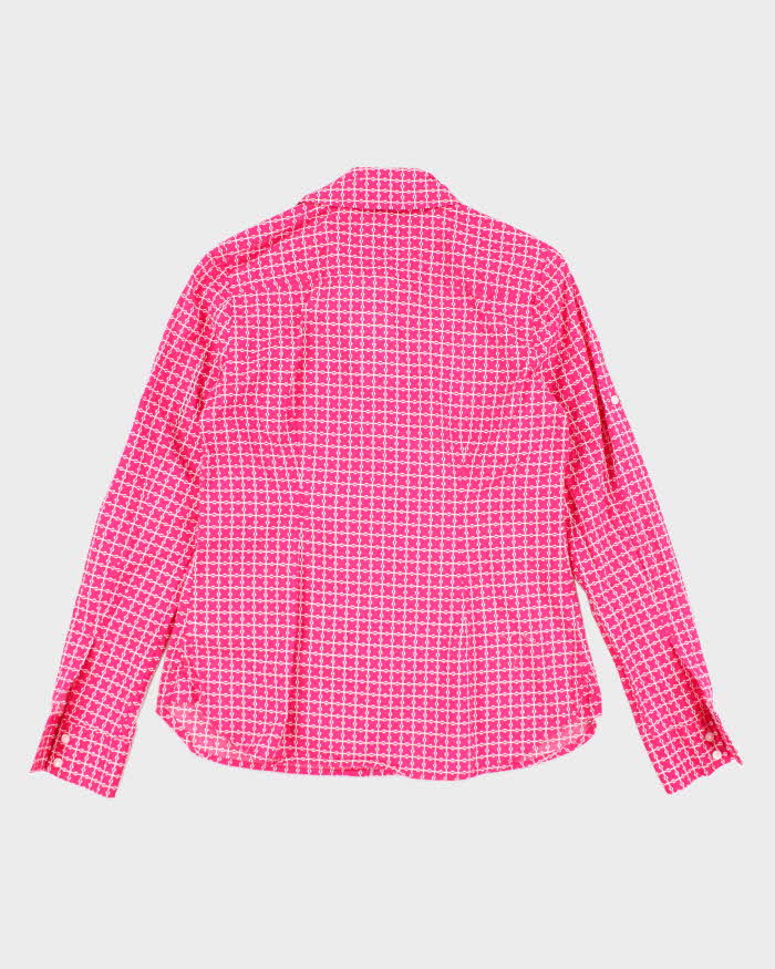 Tommy Hilfiger Pink Pattern Blouse - S