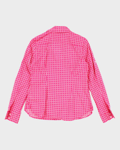 Tommy Hilfiger Pink Pattern Blouse - S