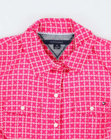Tommy Hilfiger Pink Pattern Blouse - S