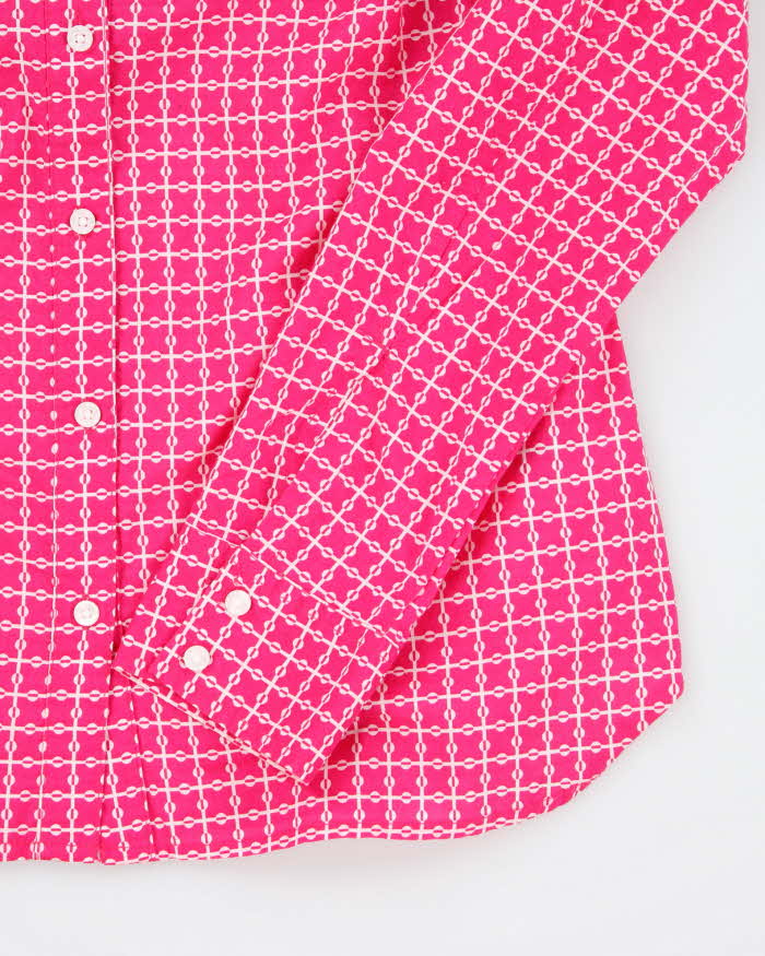 Tommy Hilfiger Pink Pattern Blouse - S