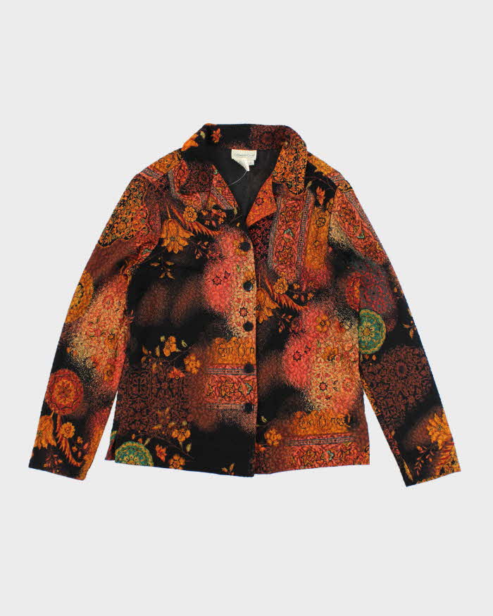 Vintage 90s Coldwater Creek Pattern Blouse - S