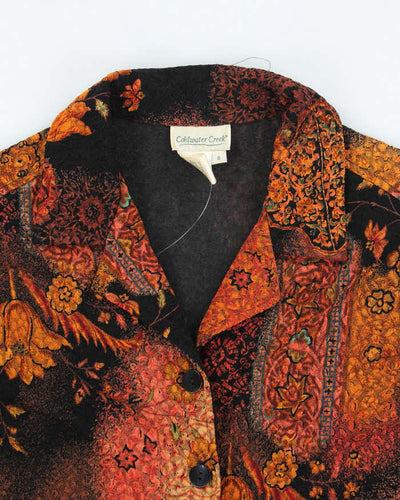 Vintage 90s Coldwater Creek Pattern Blouse - S