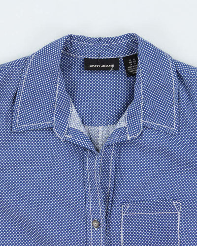 Y2k 00s DKNY Star Print Shirt - S