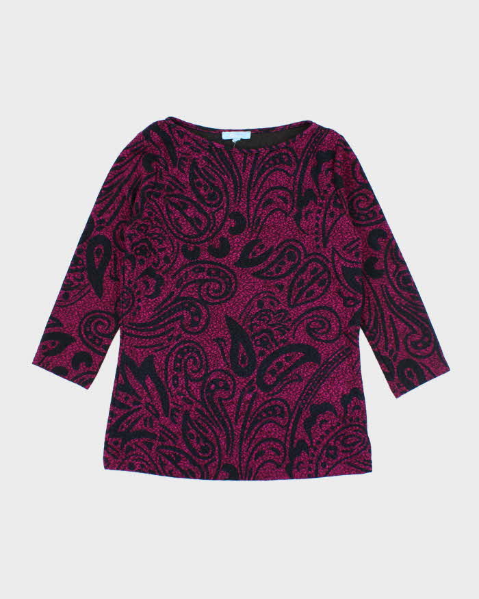 Y2k 00s Penmans Paisley Pastern Top - M