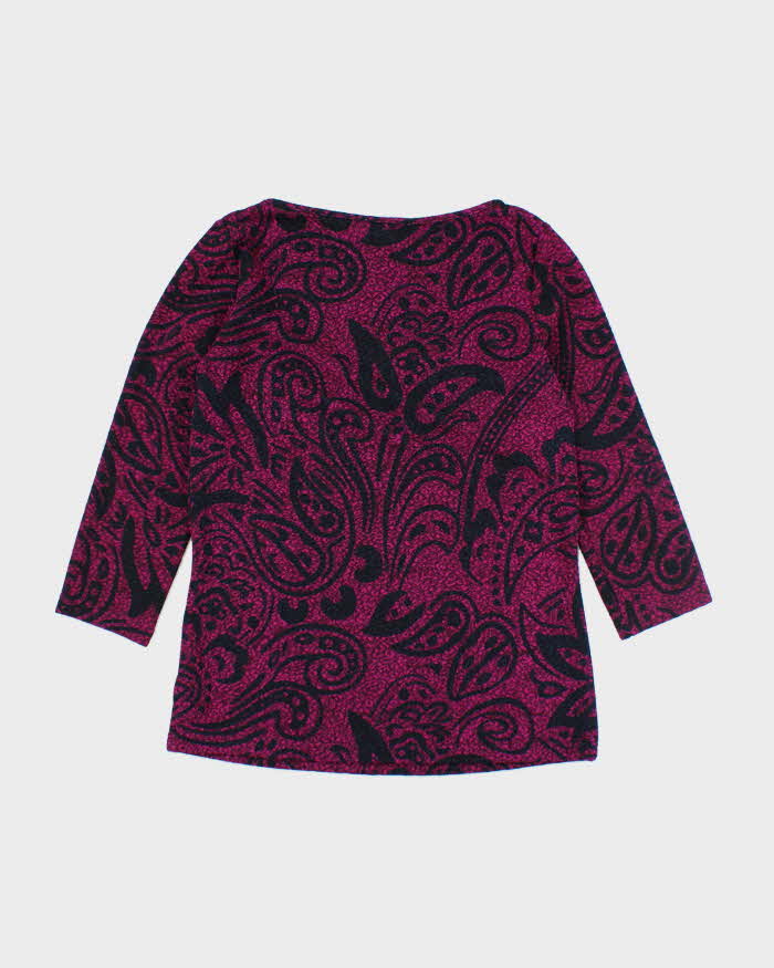 Y2k 00s Penmans Paisley Pastern Top - M