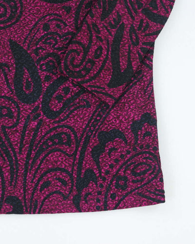 Y2k 00s Penmans Paisley Pastern Top - M