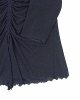 Y2k 00s Tradition Sparkly Ruched Top - L