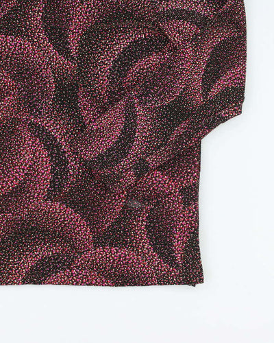 Y2k 00s Libra Sparkly Pattern Top - L