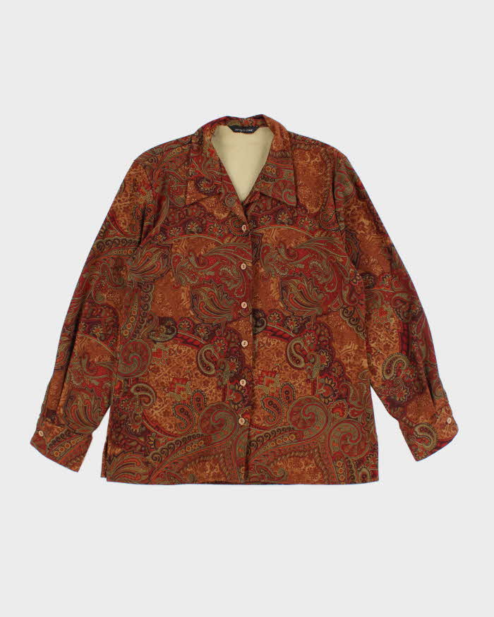 Vintage Japon Et Chine Paisley Pattern Blouse - M