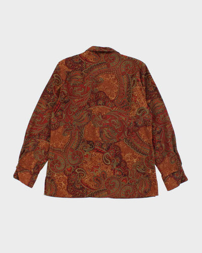 Vintage Japon Et Chine Paisley Pattern Blouse - M