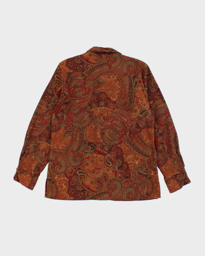 Vintage Japon Et Chine Paisley Pattern Blouse - M