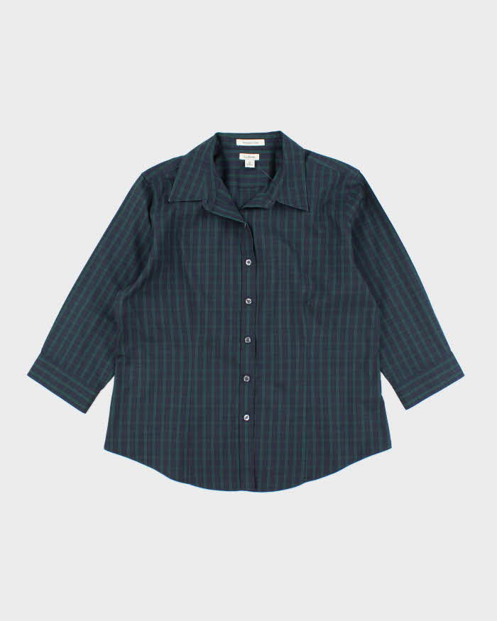 Vintage L.L. Bean Checked Blouse - M