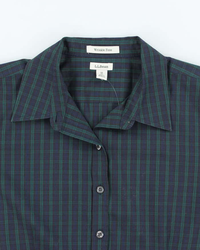 Vintage L.L. Bean Checked Blouse - M