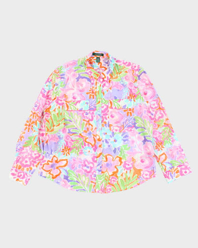 Ralph Lauren Long Sleeve Pattern Blouse - XL